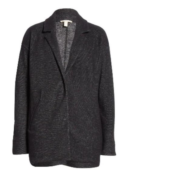 Eileen Fisher Jackets & Blazers - EILEEN FISHER NWT Notch Collar‎ Long Jacket sz Medium Petite